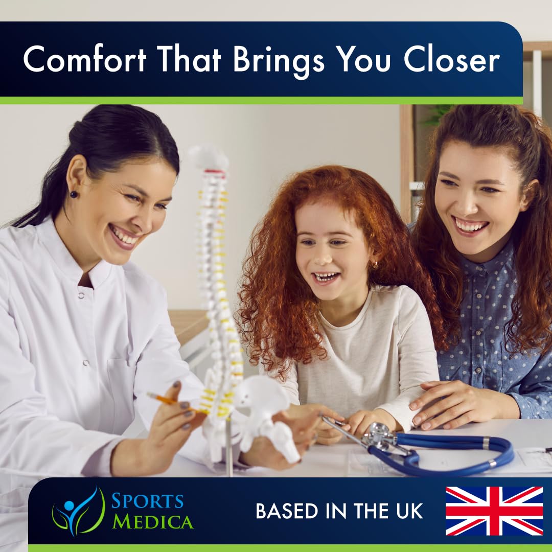 Sports Medica knee pillow with 2-year guarantee ensures durability.