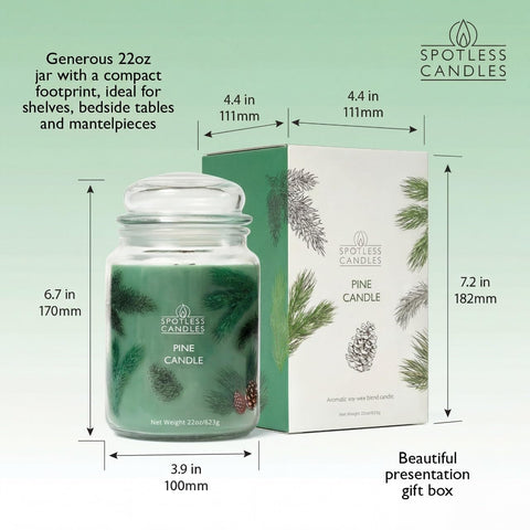 Spotless Leopard 22oz candle is ideal for large spaces with long-lasting fragrance