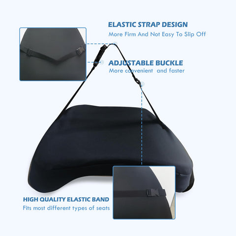 SPRFUFLY ergonomic back support aligns the spine for daily comfort