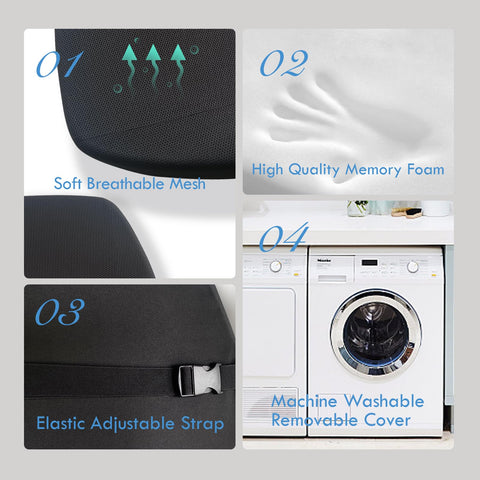 SPRFUFLY breathable removable cover keeps you cool and comfortable