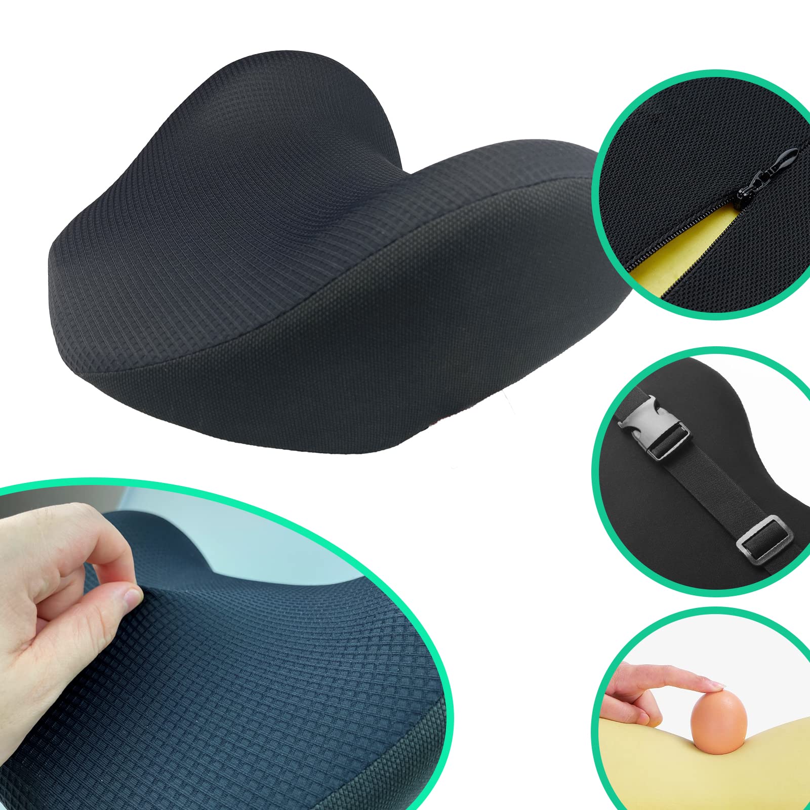 SPRFUFLY breathable removable cover promoting airflow and easy cleaning during trips