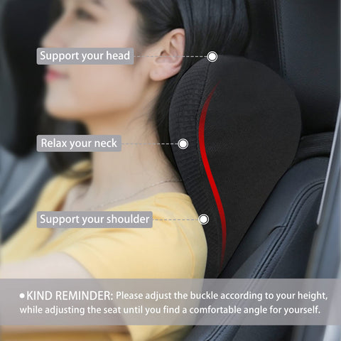 SPRFUFLY ergonomic neck support design emphasizing improved posture while driving
