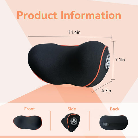 SPRFUFLY space memory foam core delivers gentle neck support.