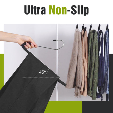 Spring Fever chrome-plated hanger offers heavy-duty support for multiple items
