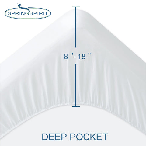 Springspirit noiseless protector keeps sleep quiet while shielding your mattress.