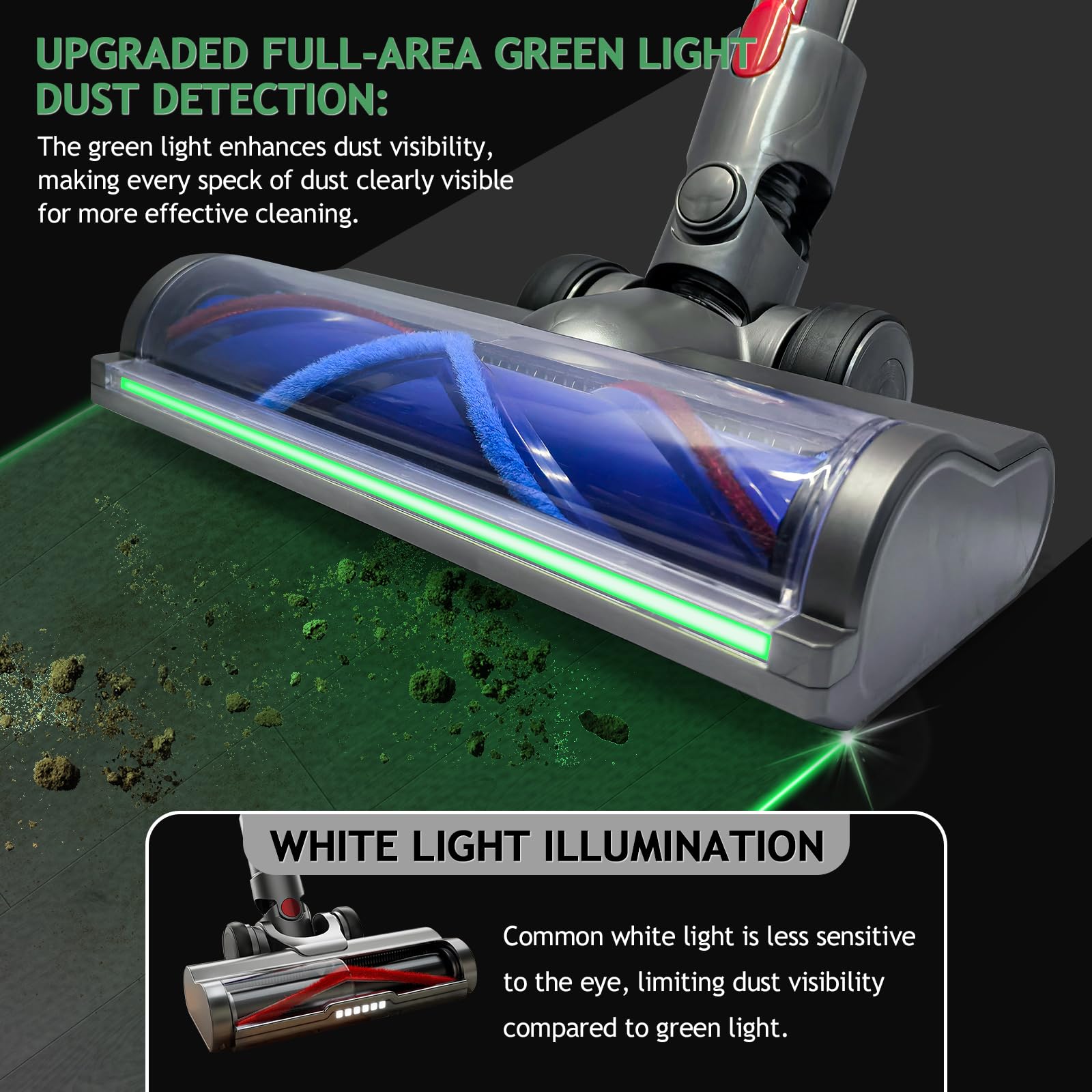 Spryar quick-release design makes swapping the brush head effortless.
