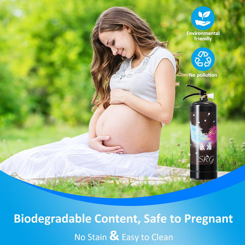 Biodegradable corn starch minimizes cleanup while keeping guests engaged.