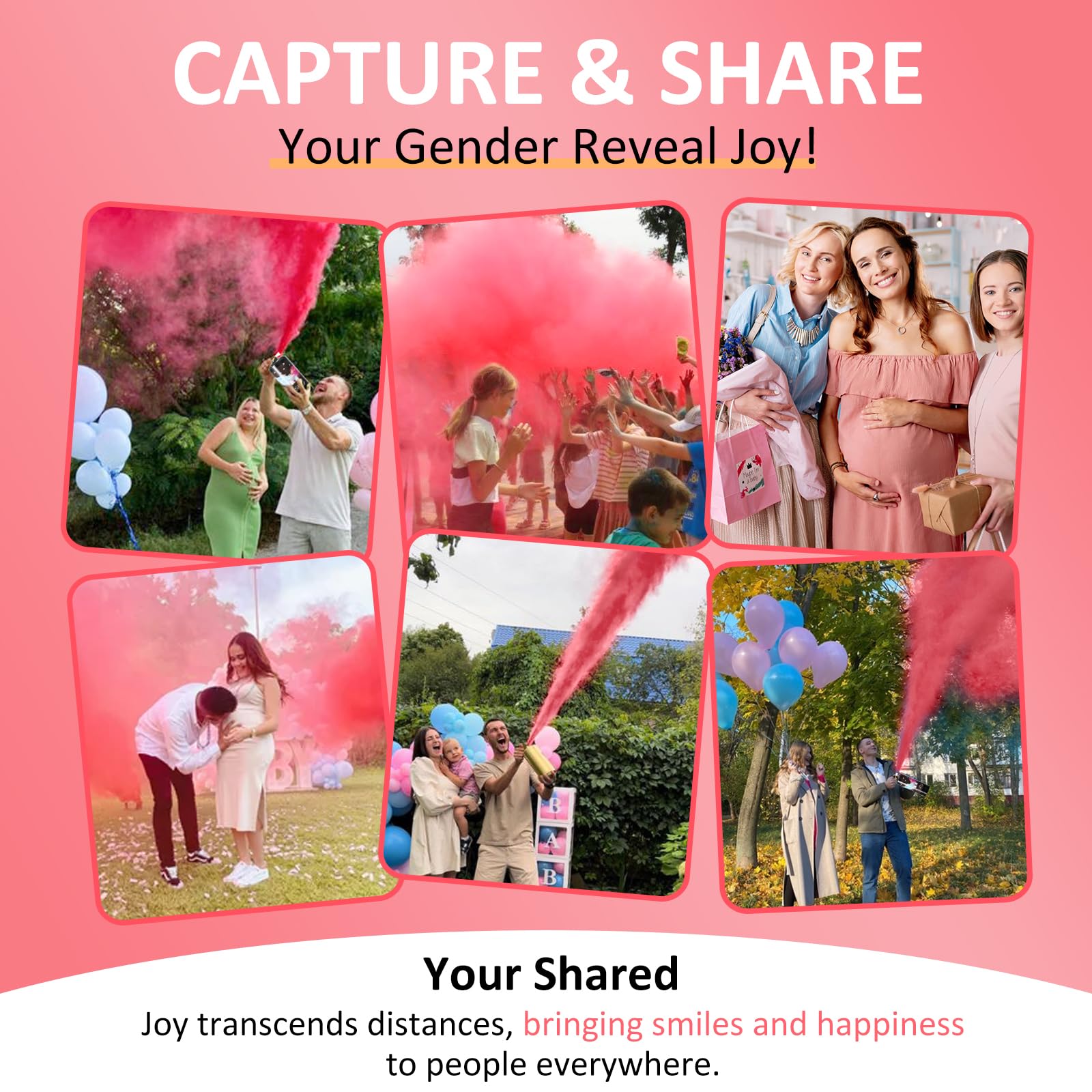 SRG pink color powder spray provides long-lasting party visuals