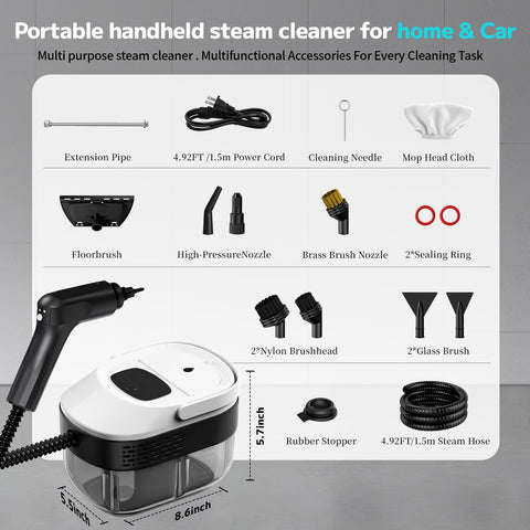 SRGARH 15 piece kit included for versatile surface cleaning