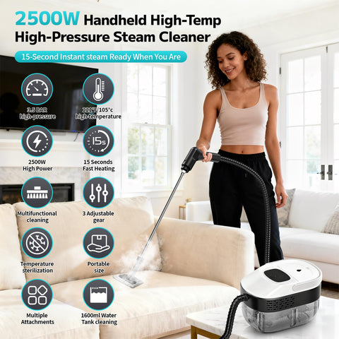 SRGARH three level steam control for delicate to tough tasks