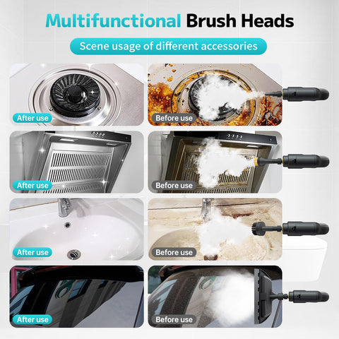 SRGARH glass tool and brushes for streak-free windows