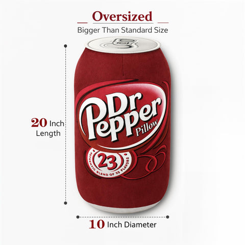 SRprime Doctor Pepper Pillow plush fabric offers fluffy, premium comfort for seating.