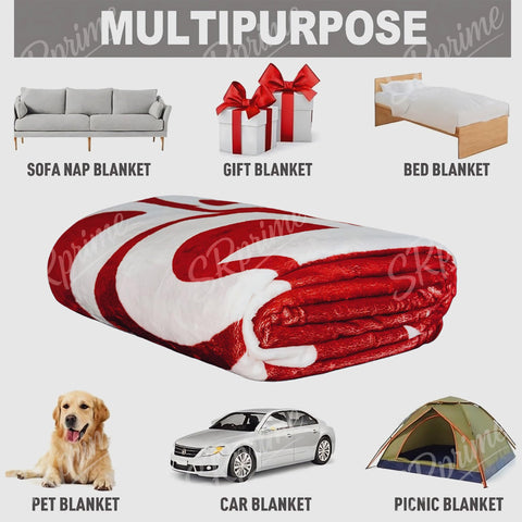 SRprime Dr Pepper blanket fade-resistant and vibrant after washing