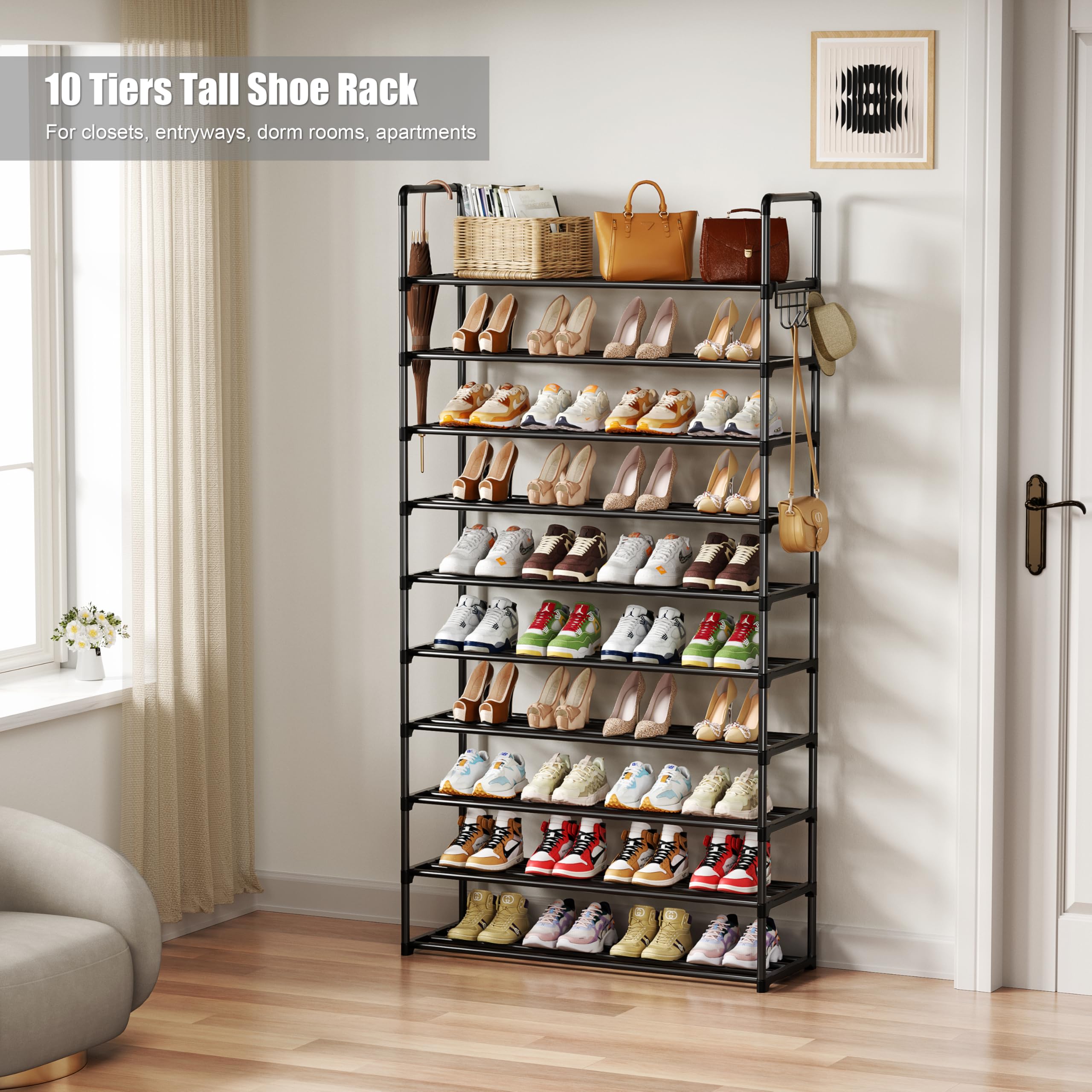 SRRSO 10-tier rack demonstrates expansive storage capacity.