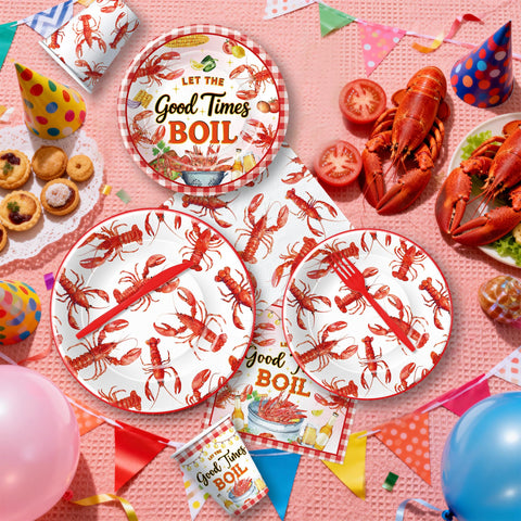 Srua Don latex balloons add color to the seafood celebration.