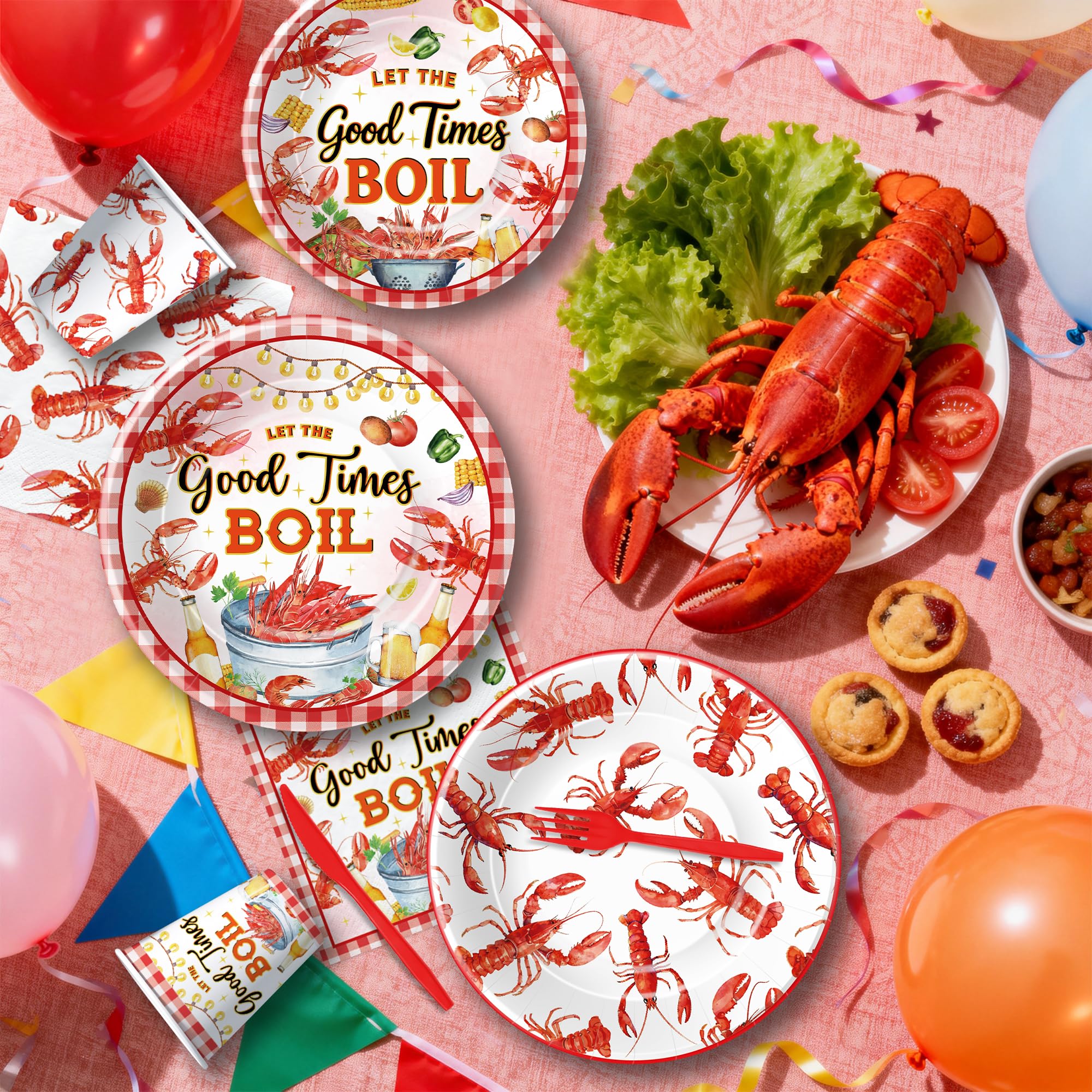 Srua Don crawfish cups accent drinks with coastal flair.