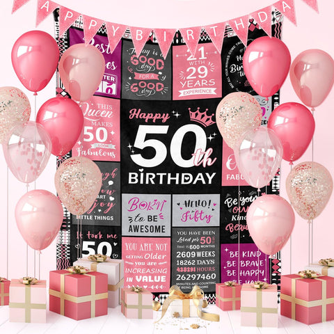 Sruemiul 50th birthday blanket closeup, soft flannel fabric for warm moments