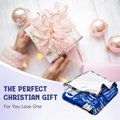 Sruemiul baptism gift blanket 50x60, perfect for meaningful celebrations