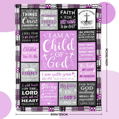 Sruemiul Inspirational print blanket supports spiritual reflection at home.