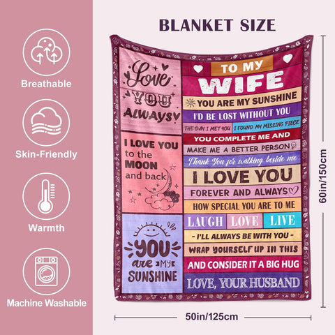 Sruemiul romantic message blanket enhances cozy nights and shared moments