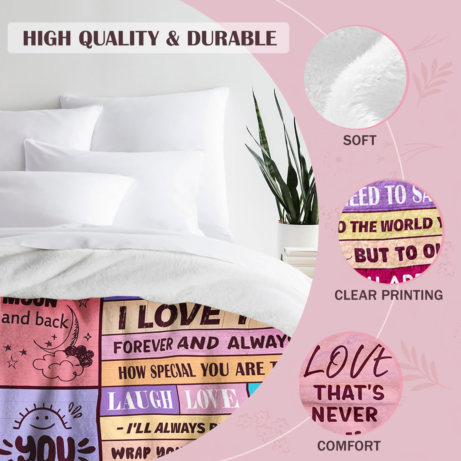 Sruemiul Travel-friendly Mom blanket travels easily for picnics or car trips