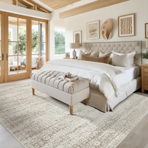 Srugn Living room and bedroom rug 9x12 creates cozy ambience.