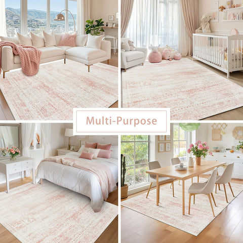 Srugn foldable 8x10 rug easy to store when redecorating.