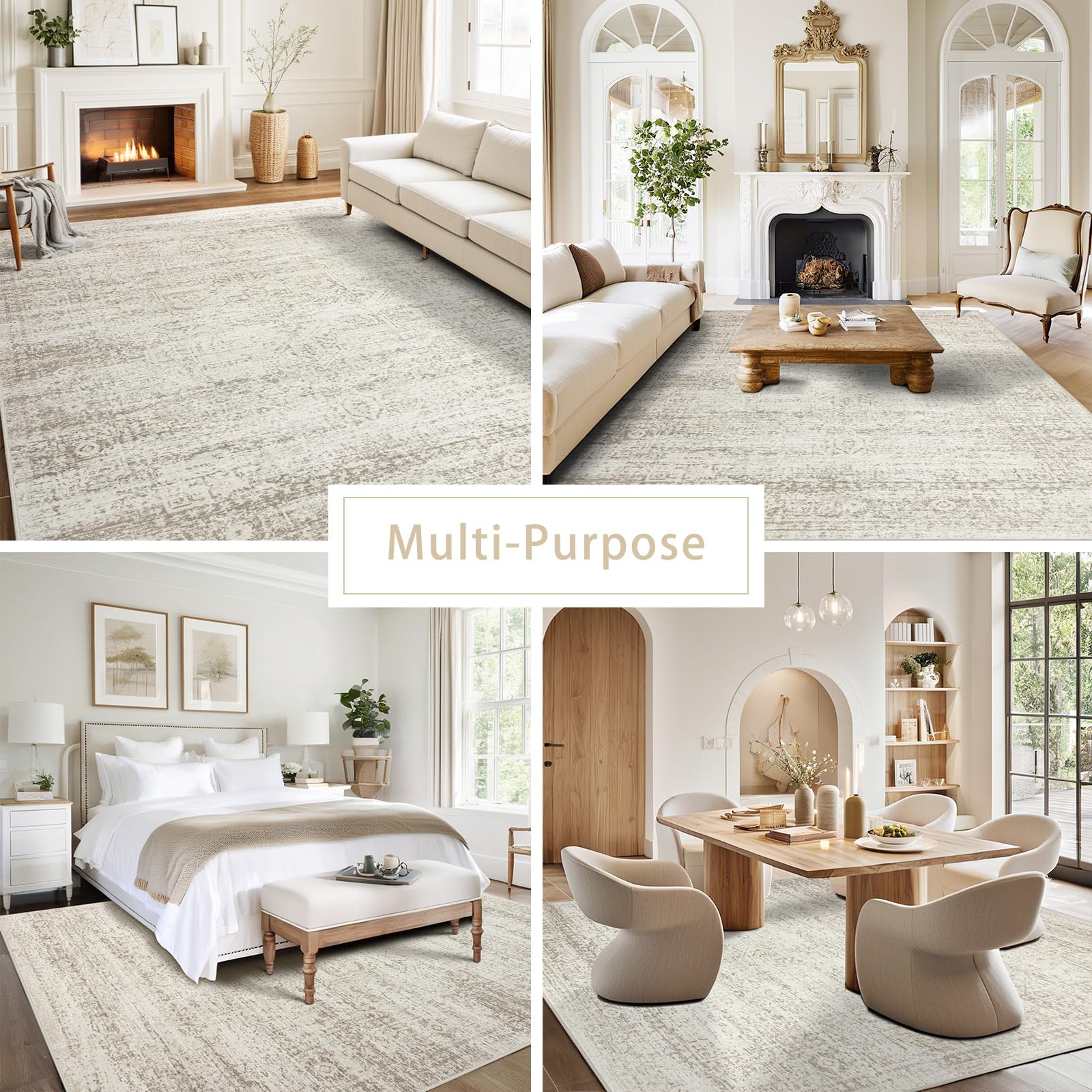 Srugn 6x9 recycled synthetic fibers offer durable everyday use