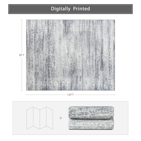 Srugn washable rug 8x10 bedroom, cozy ambience for family spaces