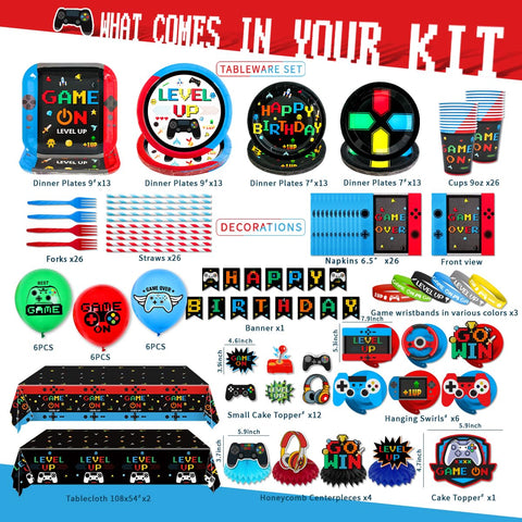 ssailue decor 7inch gaming plates with bold controllers for engaging meals