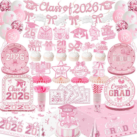 ssailue decor Class of 2026 banner creates a polished graduation backdrop for photos