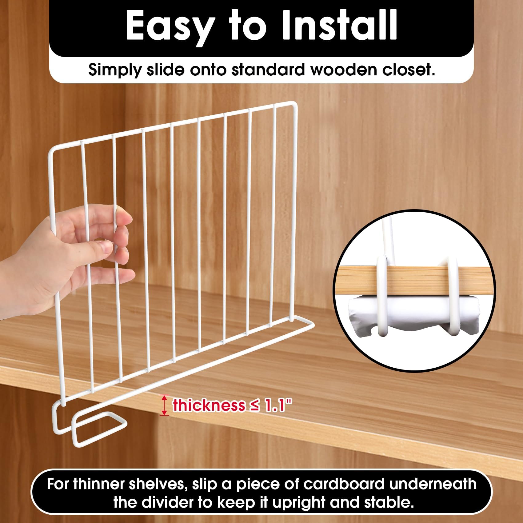 SSAWcasa dividers with durable steel finish for long lasting use