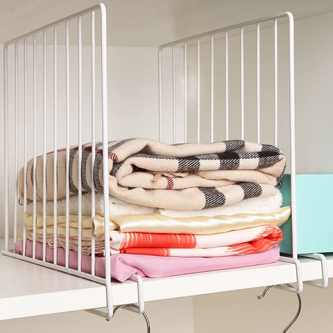 SSAWcasa shelf dividers side view show sturdy metal build for organized spaces