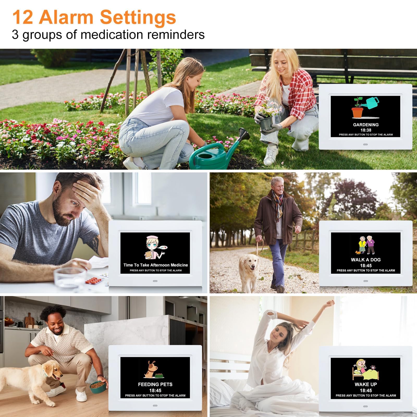 SSINI auto-dimming brightness reduces glare for comfortable viewing.