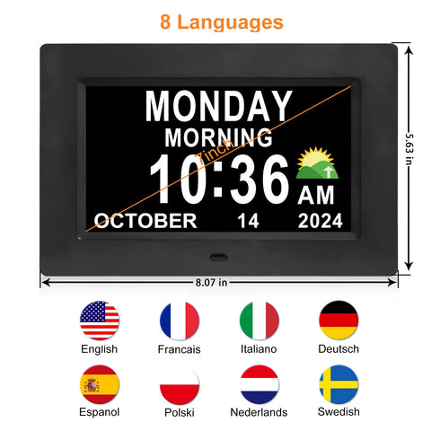 SSINI digital clock makes a thoughtful gift with practical benefits.