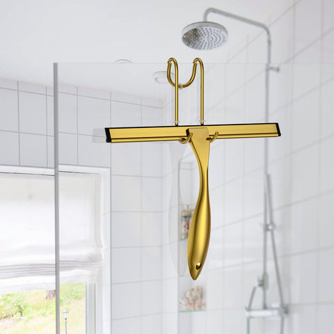 SSTOOHL adhesive holder keeps the squeegee accessible without drilling