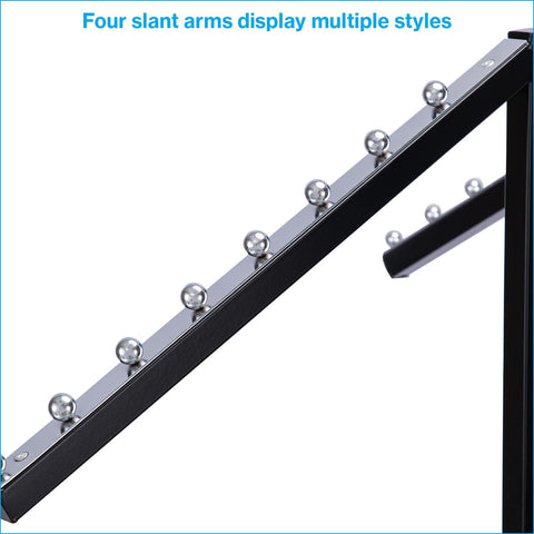 SSWBasics adjustable arms spanning 48 to 72 inches for flexible store layouts