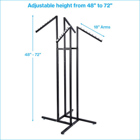 SSWBasics black matte finish with chrome accents adds modern merchandising appeal