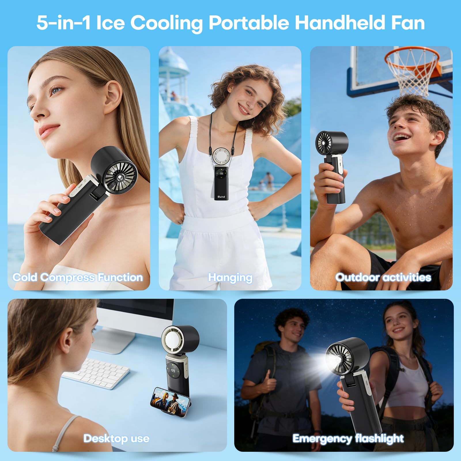 SSWind 90-degree foldable angle fits every setup.
