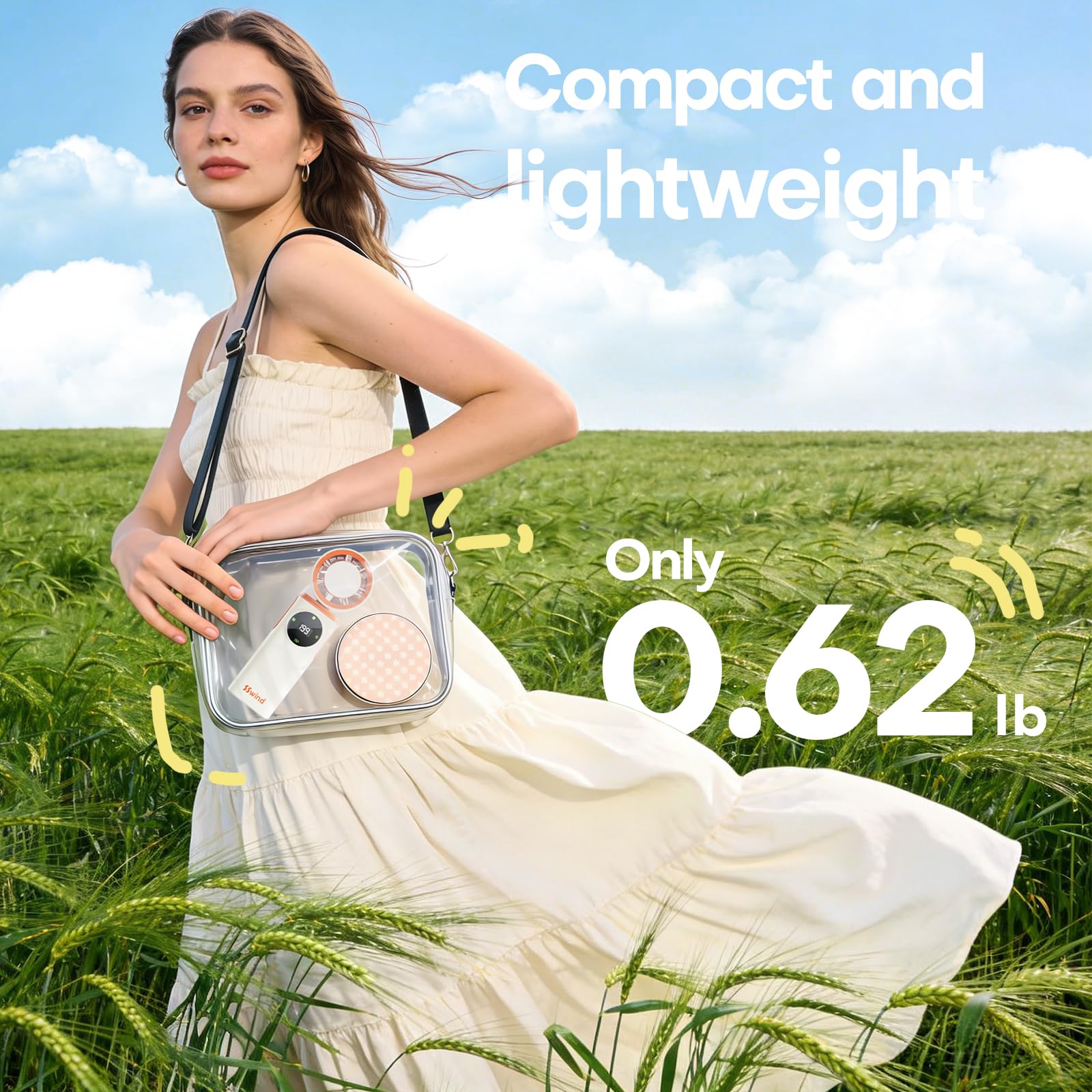 SSWind built-in light provides illumination for night tasks or camping.