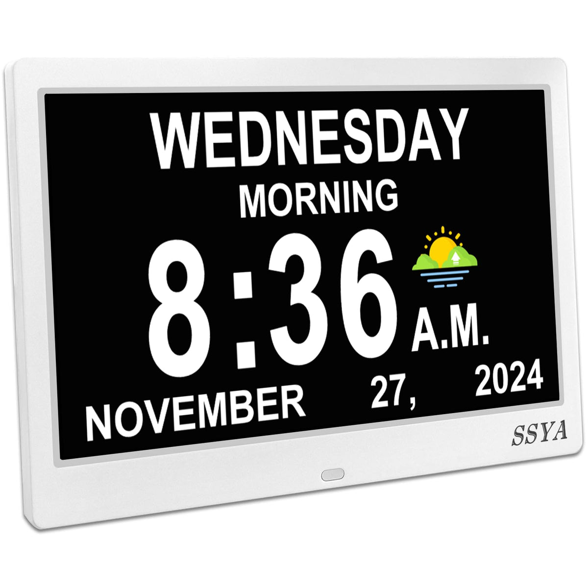 SSYA Dementia Clock with 11.5-inch ultra-large display for easy time reading