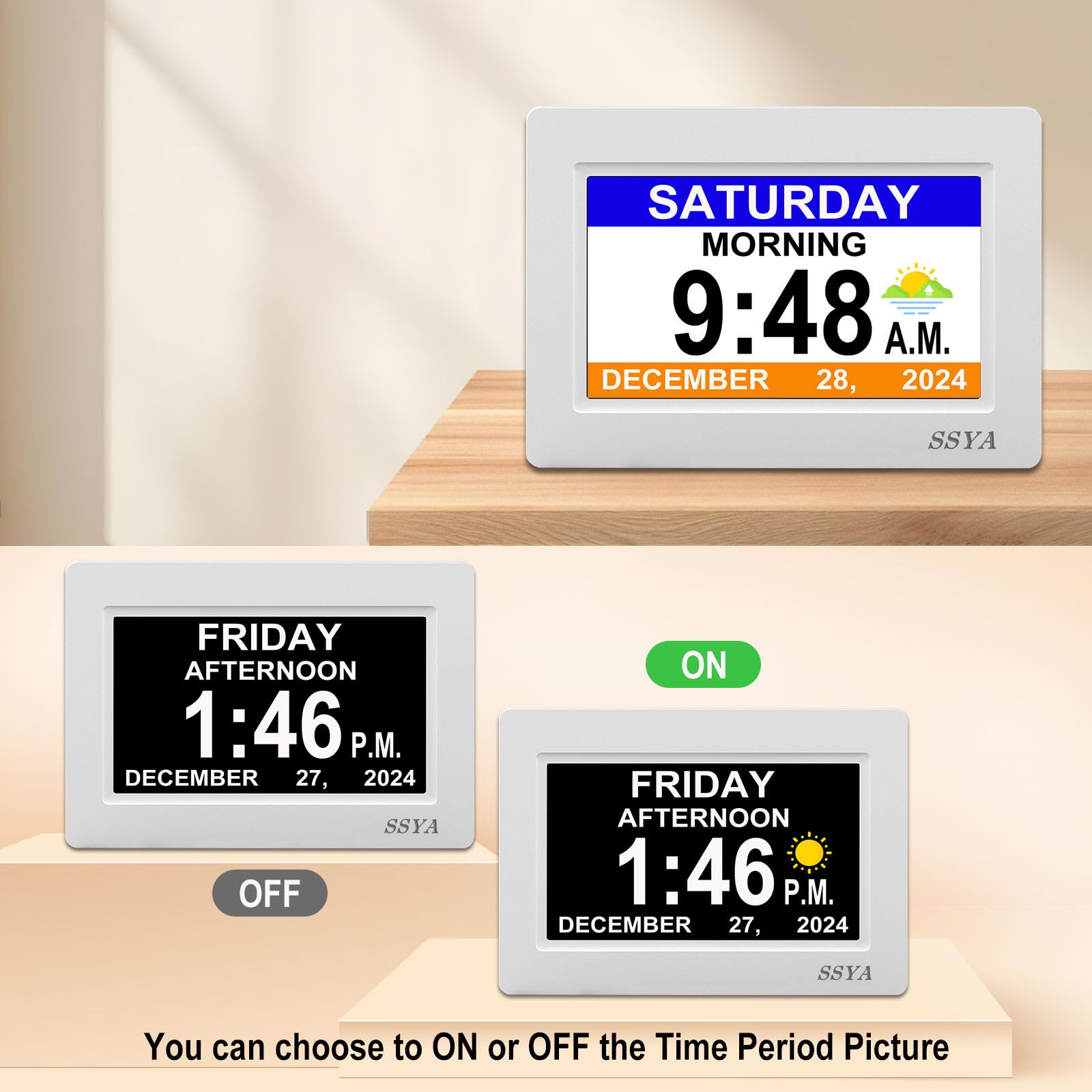 SSYA backup power ensures accurate time after outages.