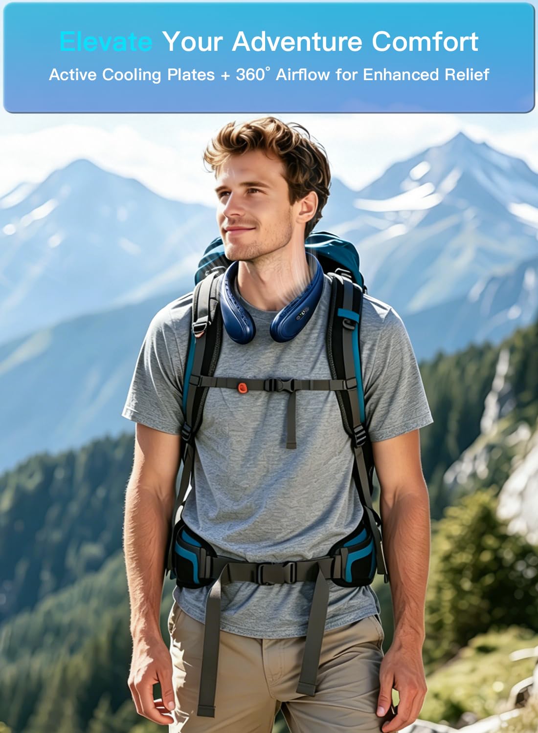 Staholz neck air back-vents illustrate effective back cooling while active.