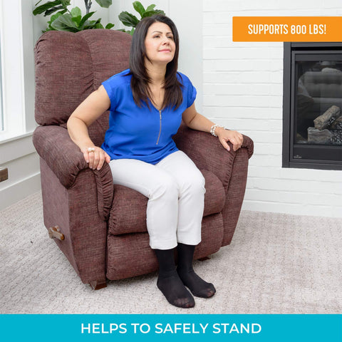 Stander Recliner Risers raise seat height by 1.75 inches for safer standing.