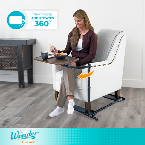 Stander Wonder Tray adjustable height and depth to match furniture