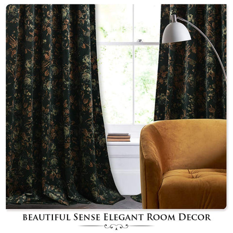 StangH velvet curtains easy care, machine washable and low-heat iron.