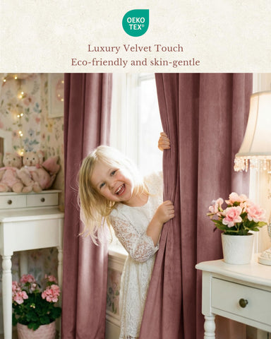 StangH velvet curtains close-up texture highlights rich pile and luxurious sheen