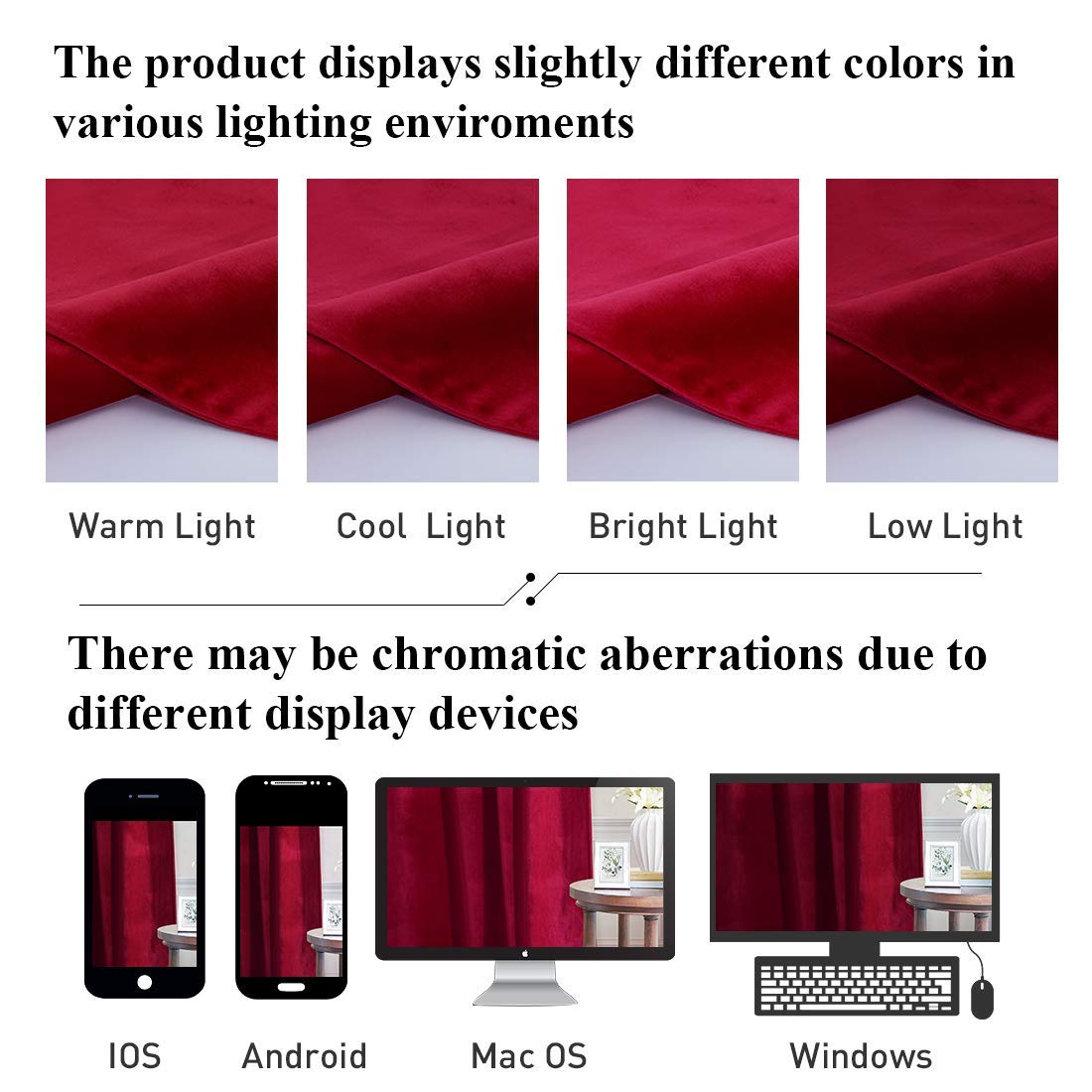 StangH Theater Red Velvet Curtains fade-resistant color maintains vibrant home décor.