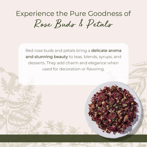 Starwest Botanicals dried rose petals ideal for baking, soaps, or bath rituals.