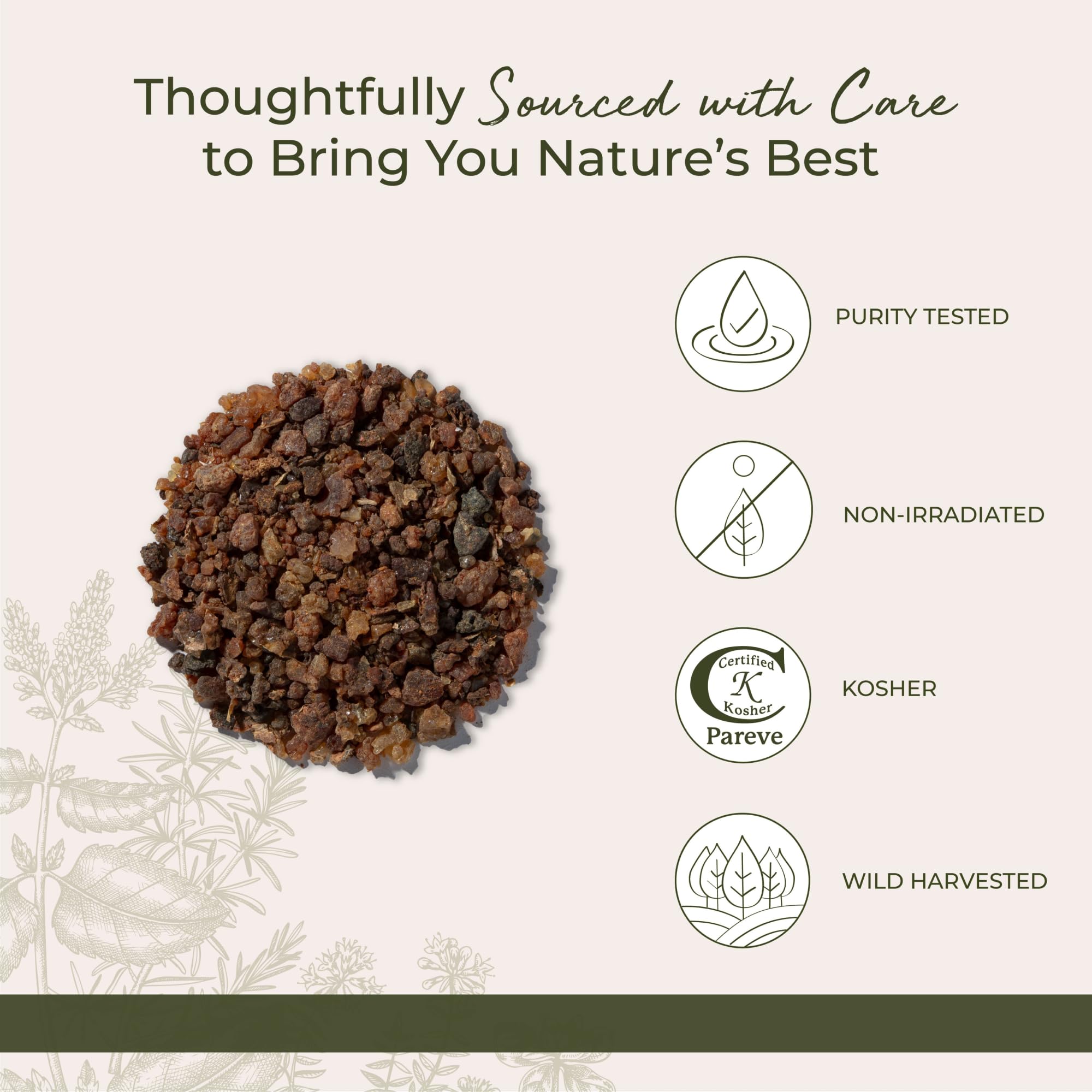 Starwest Botanicals myrrh gum incense blends deliver authentic scent.